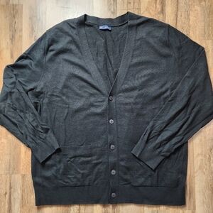 Men's GAP Classic Sweater Cardigan in Black Size XL